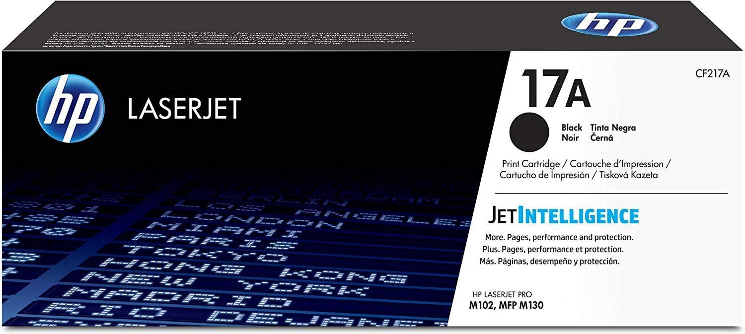 HP 17A Toner Noir Authentique (CF217A) pour imprimante HP LaserJet Pro M102a/M102w/M130a/M130fn/M130fw/M130nw HP 17A Toner Noir Authentique (CF217A) pour imprimante HP LaserJet Pro M102a/M102w/M130a/M130fn/M130fw/M130nw